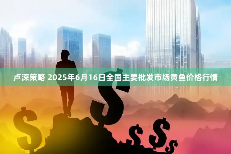 卢深策略 2025年6月16日全国主要批发市场黄鱼价格行情