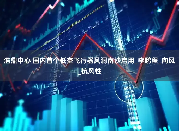 浩鼎中心 国内首个低空飞行器风洞南沙启用_李鹏程_向风_抗风性